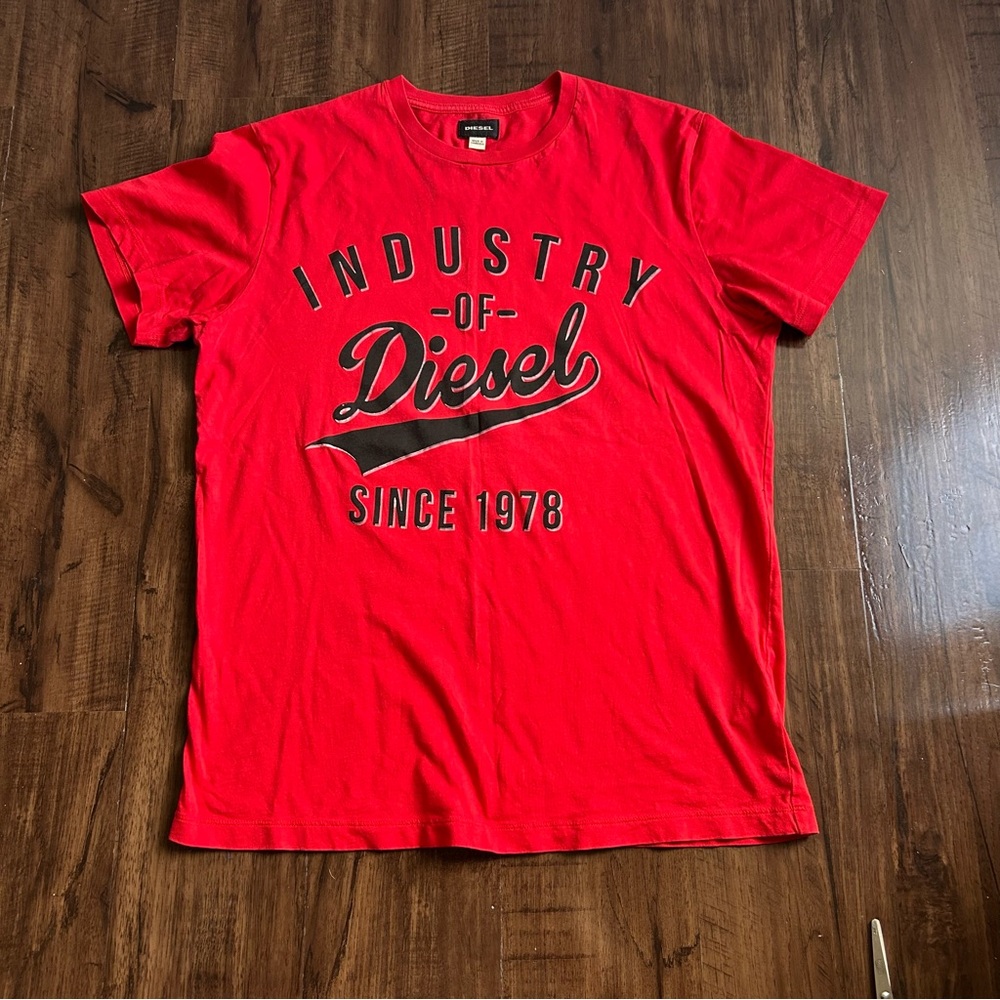 Diesel Red Industry Graphic Tee